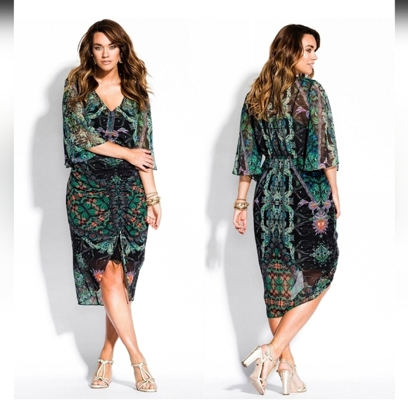 Dresses & Skirts - Grecian silhouette and exotic print, City‎ Chic's Santorini dress